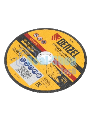 Круг отрезной по металлу Denzel WA46TBF 180 х 1,8 х 22,2 мм