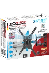 Кронштейн для телевизора Arm media LCD-404 new черный, 26
