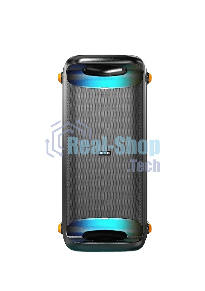 Портативная колонка MEG SPA101BL, 100Вт, Bluetooth 5.3, время работы до 9,5ч, Dolby Audio, черная