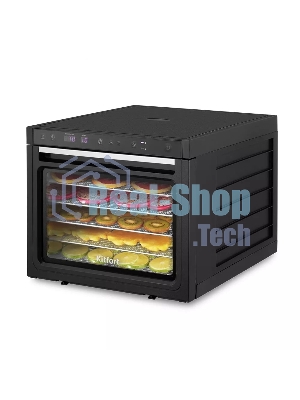 Сушка для фруктов и овощей Kitfort КТ-1962 6под. 1000Вт черный