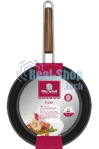 Сковорода Rondell Fjord RDA-1794, 24 см, без крышки, черный