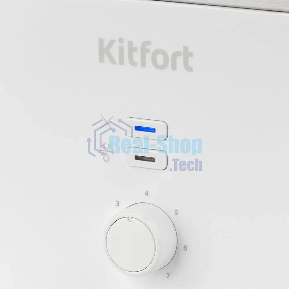 Тостер Kitfort КТ-4025 белый/стальной