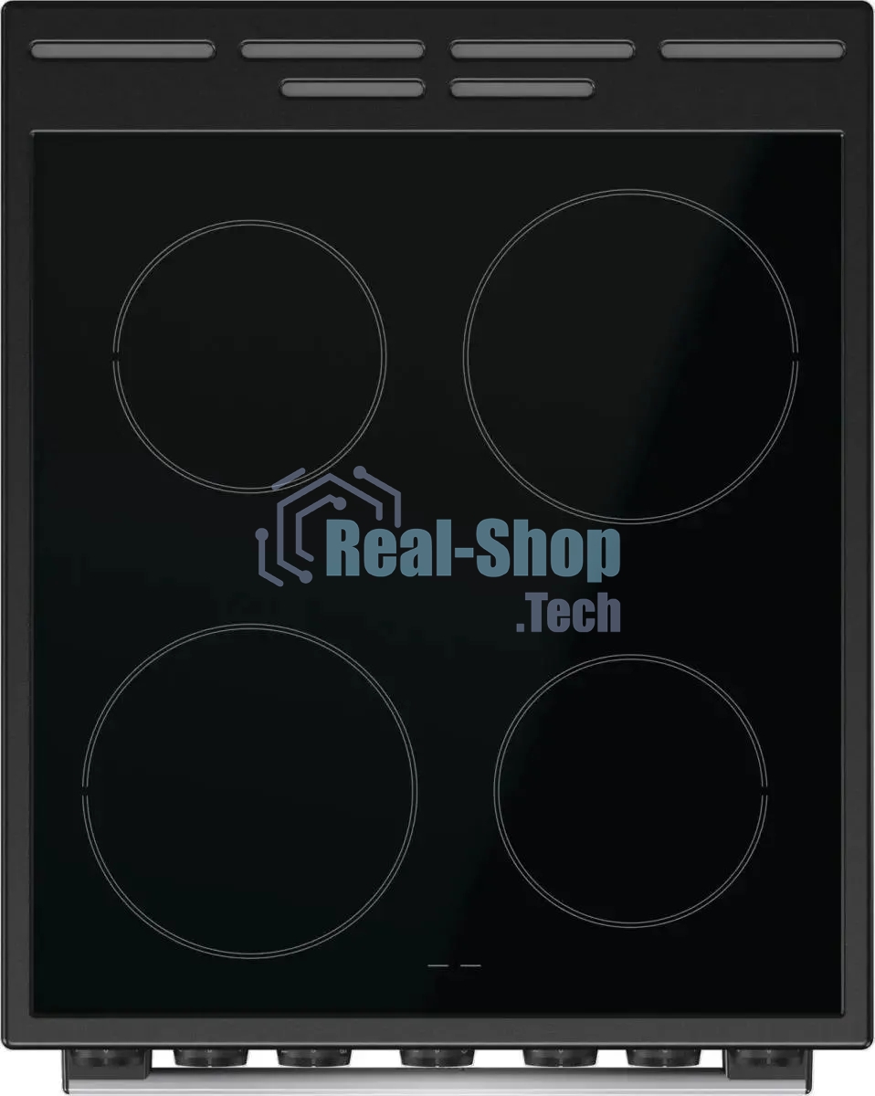 Плита электрическая Gorenje GEC5B20SG серый, конфорок 4 электрических, духовка 68 л, 50 см x 85 см x 59.4 см