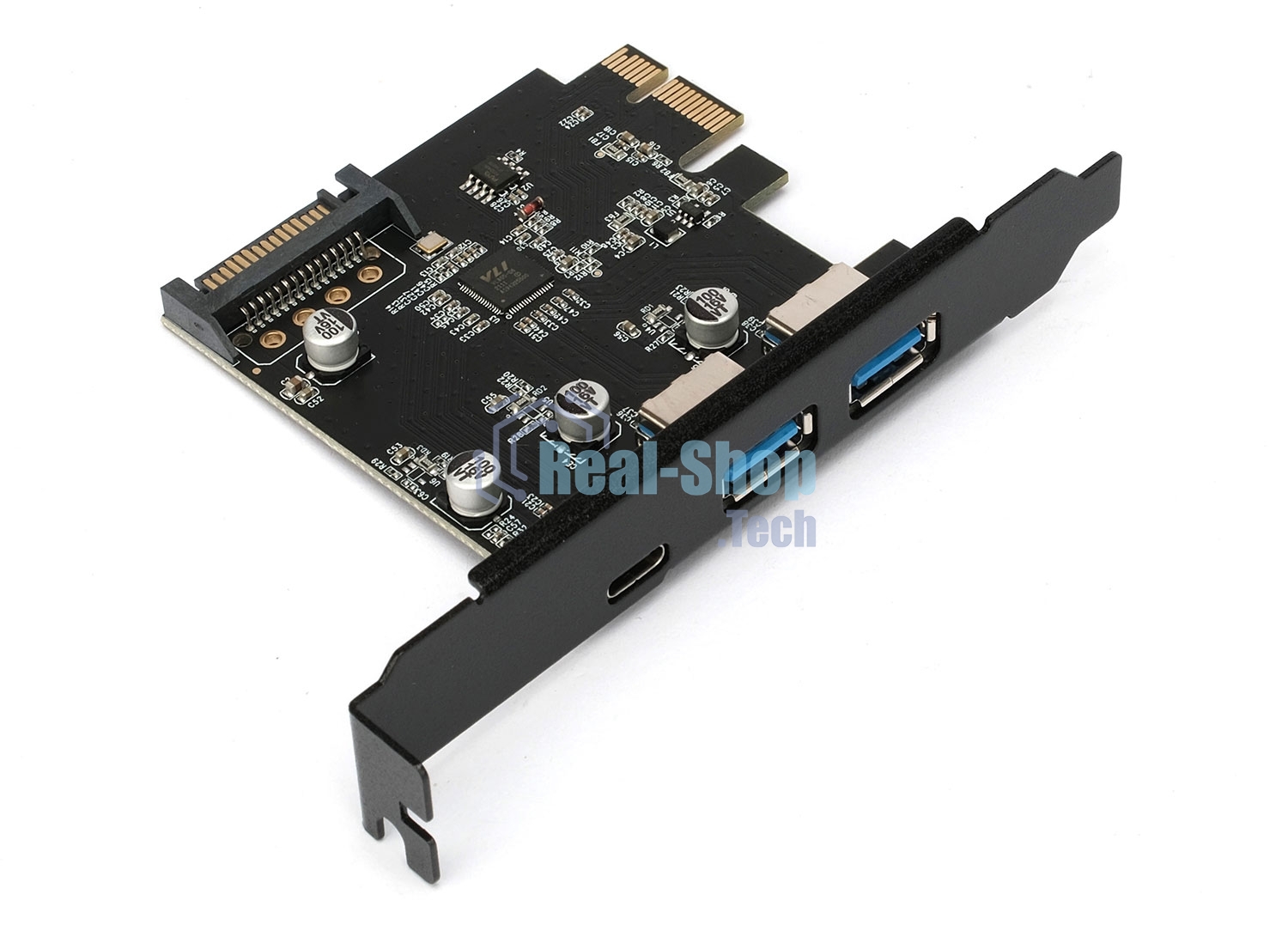 Контроллер USB 3.1 Gembird SPCR-03 в разъем PCI-e, 2xUSB-A + 1xType-C