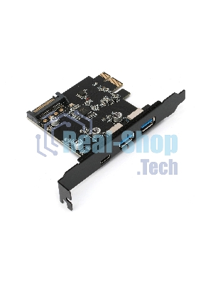 Контроллер USB 3.1 Gembird SPCR-03 в разъем PCI-e, 2xUSB-A + 1xType-C