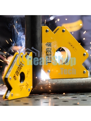 Фиксатор магнитный Denzel для сварочных работ усилие 75 LB