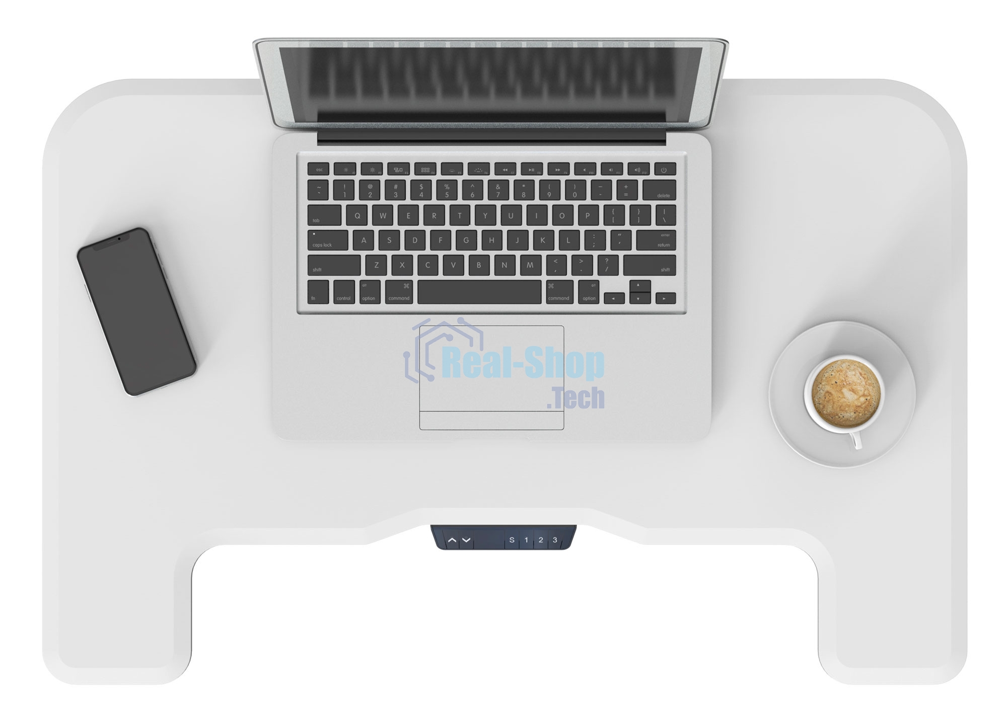 Стол для ноутбука Cactus VM-FDE101 столешница МДФ белый 80x60x123см (CS-FDE101WWT)