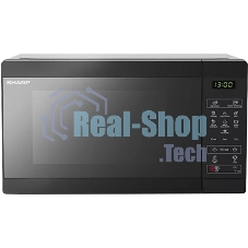 Микроволновая печь Sharp R2800RK черный, 20 л, 800 Вт, переключатели - сенсор