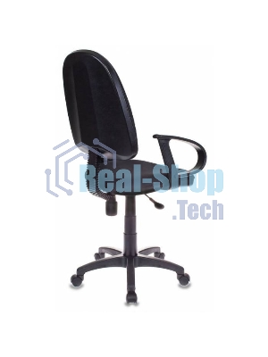 Кресло Бюрократ CH-300/BLACK черный, экокожа, 120 кг, механизм качания