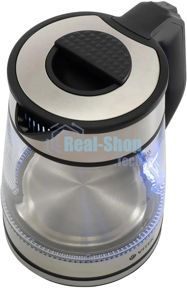 Чайник электрический Vitek VT-1176 черный 2200W 1.7л