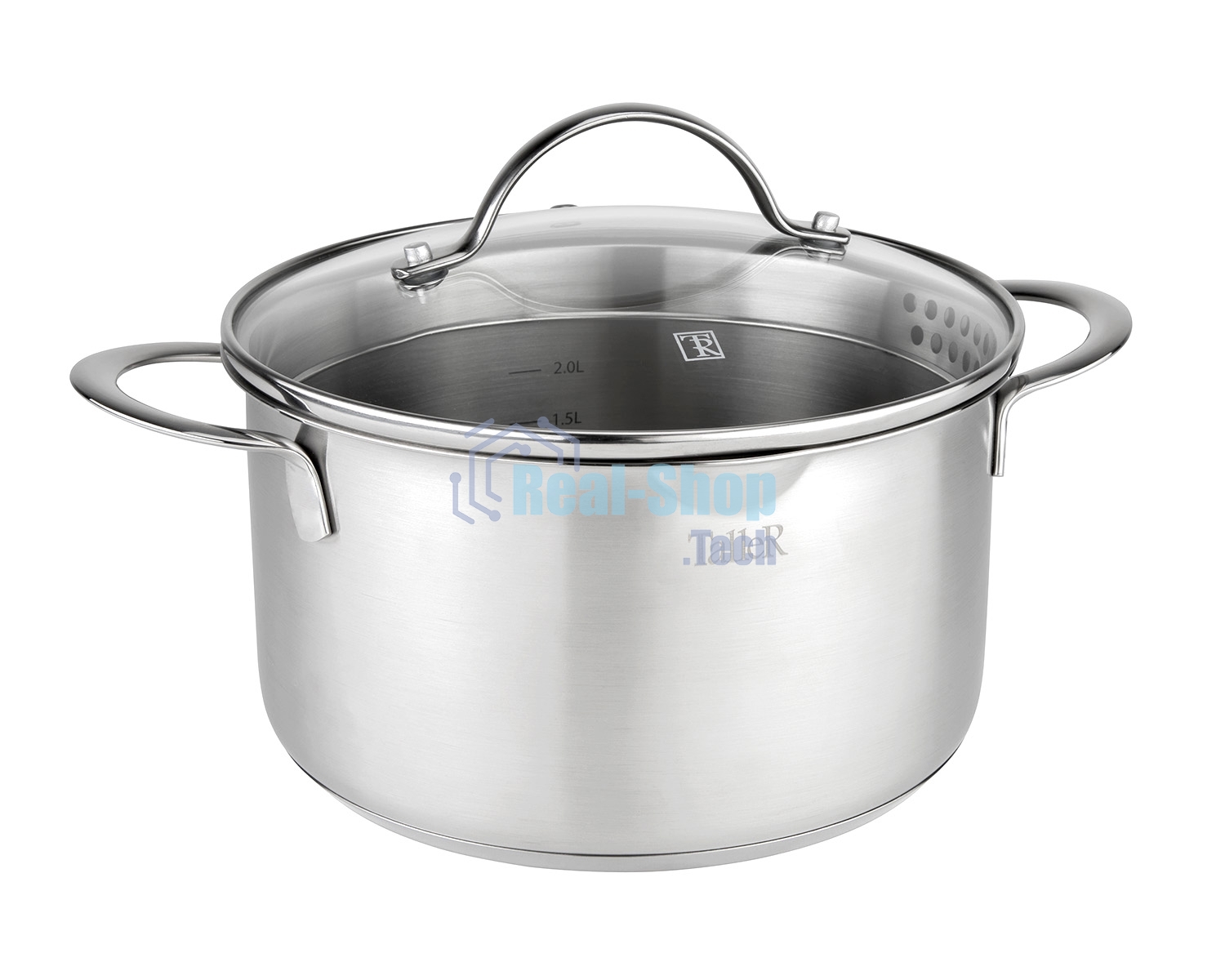 Кастрюля TalleR TR-17252 2,2 л.Сталь 18/10, толщина дна/стенки 3,2/0,6 мм.
