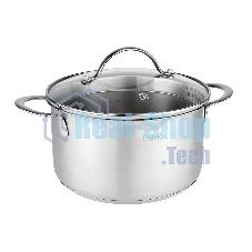 Кастрюля TalleR TR-17252 2,2 л.Сталь 18/10, толщина дна/стенки 3,2/0,6 мм.