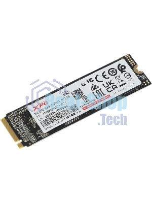 Накопитель SSD XPG SX8200 Pro, 512 Gb, PCIe 3.0 x4, M.2 2280, NVMe, R/W 3350/2350, с радиатором