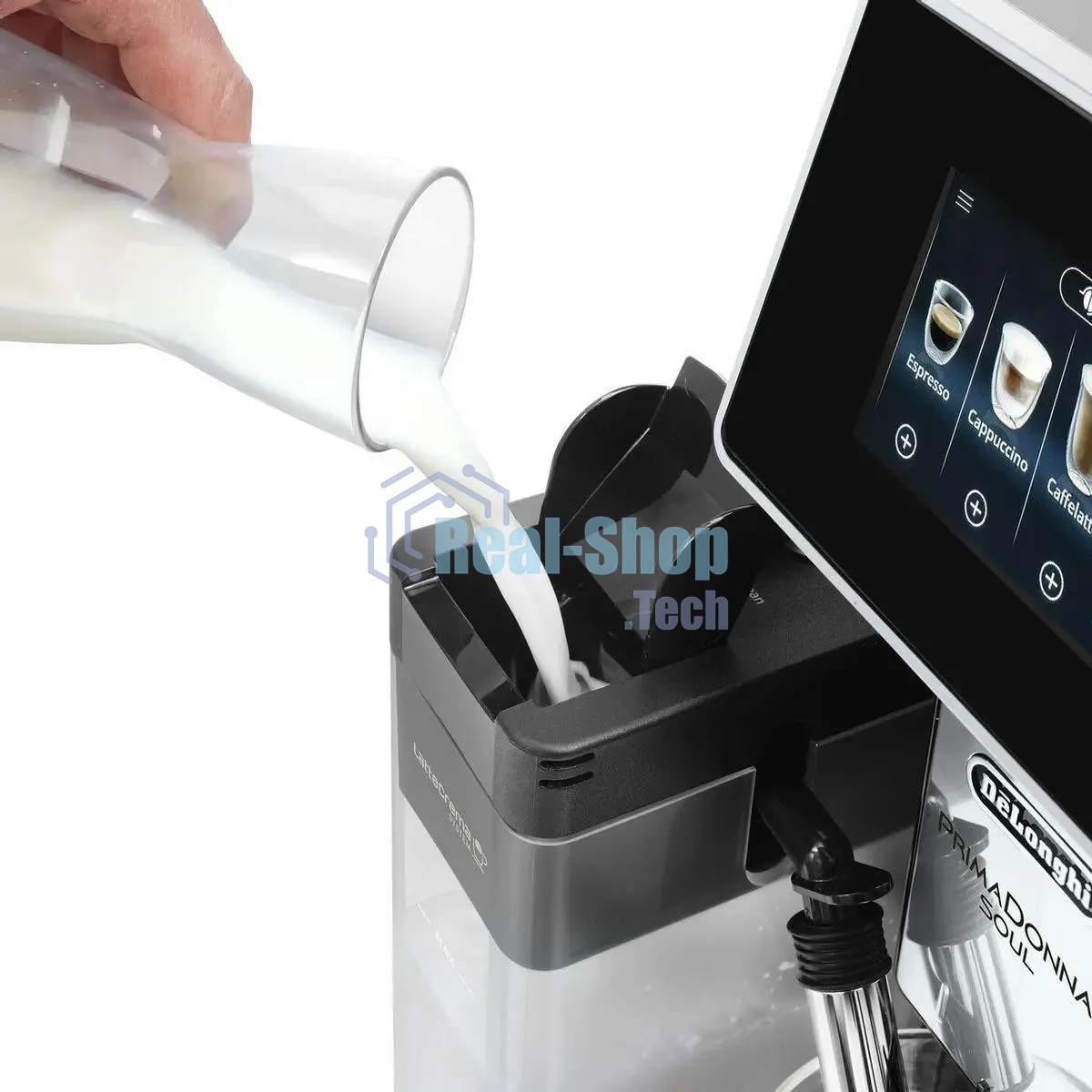 Кофемашина Delonghi ECAM610.55.SB 1450Вт черный/серебристый