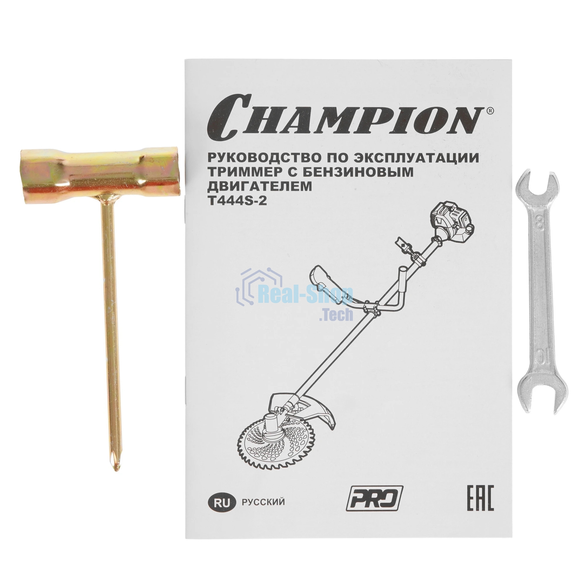 Триммер бензиновый Champion T444S-2, 2,2 л.с.