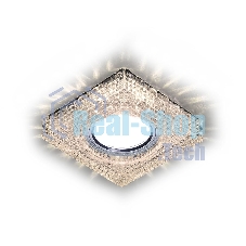 Встраиваемый точечный светильник S272 CL/WW хром/прозрачный MR16+3W(LED WARM)