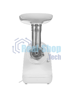 Мясорубка электрическая Panasonic MK-GX1700WTQ белый, 1700 Вт, 3 кг/мин, реверс, защита от перегрузки, насадки - 4