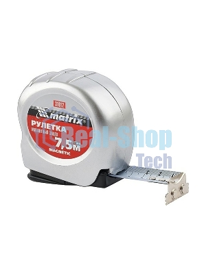 Рулетка Matrix Magnetic, 7,5 м х 25 мм, магнитный зацеп