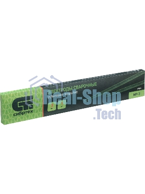 Электроды Сибртех MP-3, диам 3 мм, 1 кг, рутиловое покрытие