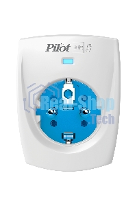 Сетевой фильтр ZIS PILOT BIT S, 1 розетка, 16А/3,5кВт, св.серый