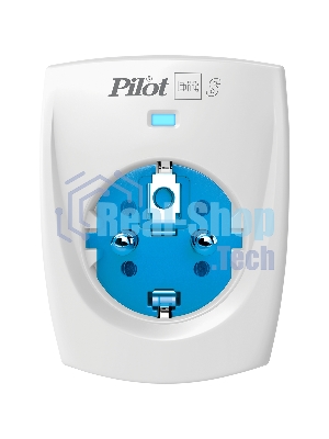 Сетевой фильтр ZIS PILOT BIT S, 1 розетка, 16А/3,5кВт, св.серый