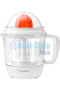 Соковыжималка цитрусовая Starwind SJ 1241 30Вт рез.сок.:1200мл. белый/прозрачный
