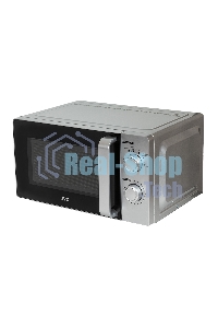 Микроволновая печь JVC JK-MW140M серебристый, 20 л, 700 Вт, переключатели - поворотный механизм