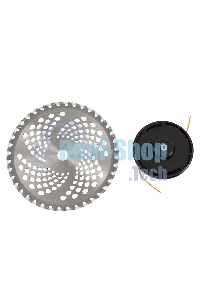 Триммер бензиновый Denzel DTL-43, 43 см3, неразъемная штанга, состоит из 2 частей