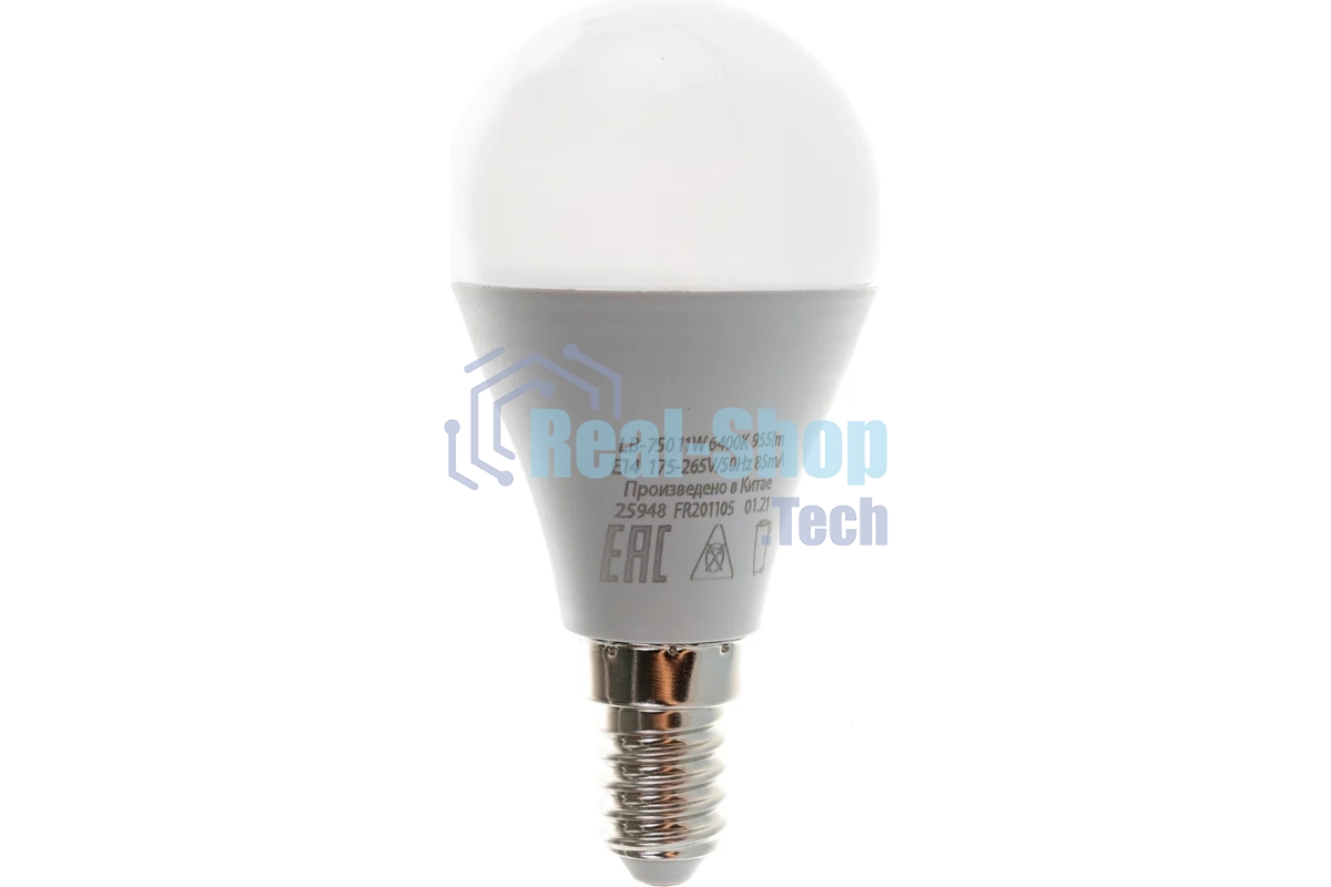 Лампа светодиодная Feron LB-750 11W 230V E14 6400K