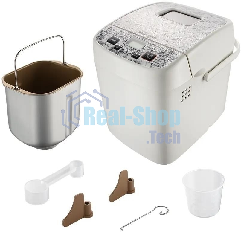 Хлебопечка Redmond RBM-1912 450Вт, белый