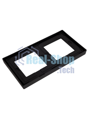 Рамка 2-м ArtGallery IP44 карбон SE GAL441002