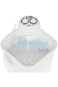 Стиральная машина Славда WS-35Е белая, загрузка вертикальная 3.5кг, класс: A+