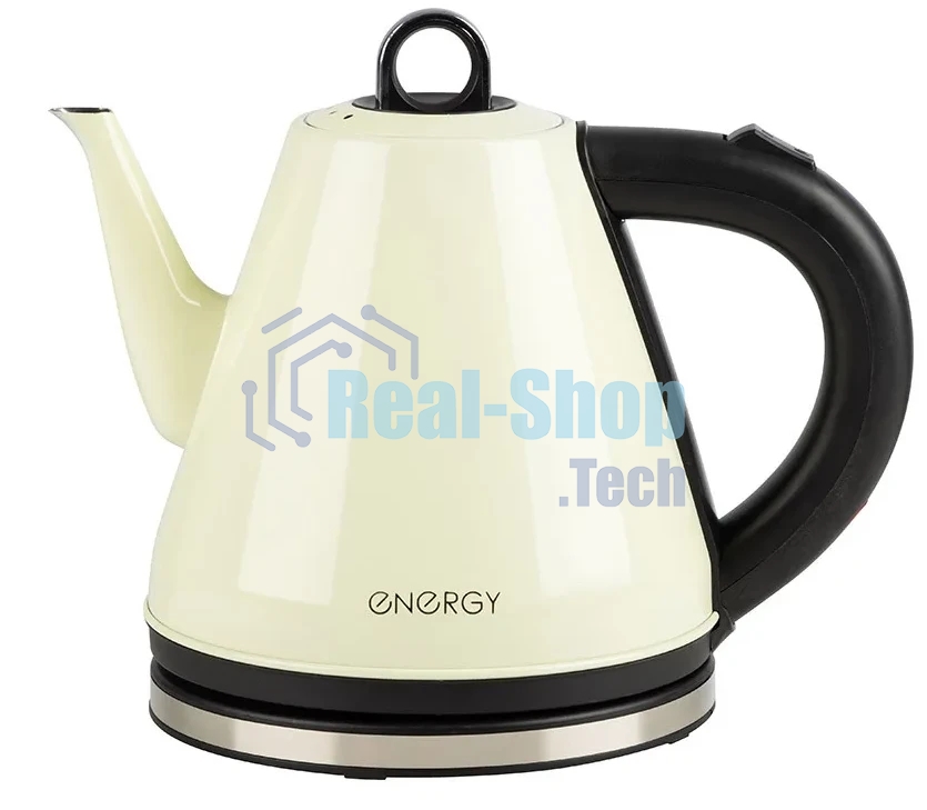 Чайник электрический Energy E-263 1,2л, нержавейка, бежевый (12)