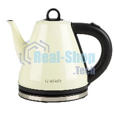 Чайник электрический Energy E-263 1,2л, нержавейка, бежевый (12)