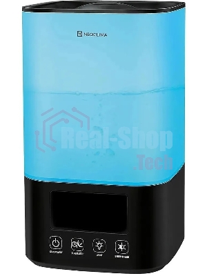 Увлажнитель воздуха Neoclima Vision LED 2.5L черный, 25 м², 2.5 л