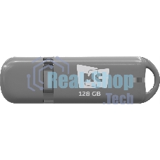 Флешка USB MORE CHOICE МФБ128 Grey (4620202558794), 128GB, USB 2.0, R/W 15/8, серый
