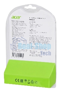 Мышь беспроводная Acer OMR020 черный, 1200 dpi, радиоканал, USB, кнопки - 3