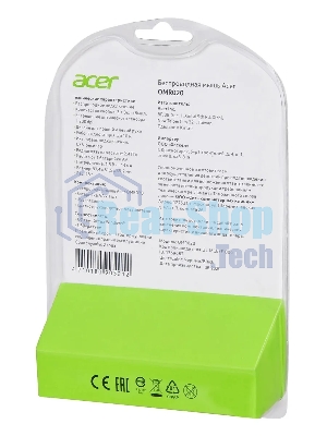 Мышь беспроводная Acer OMR020 черный, 1200 dpi, радиоканал, USB, кнопки - 3