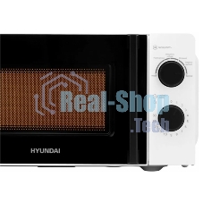 Микроволновая печь Hyundai HYM-M2047 белый, 20 л, 700 Вт, переключатели - поворотный механизм