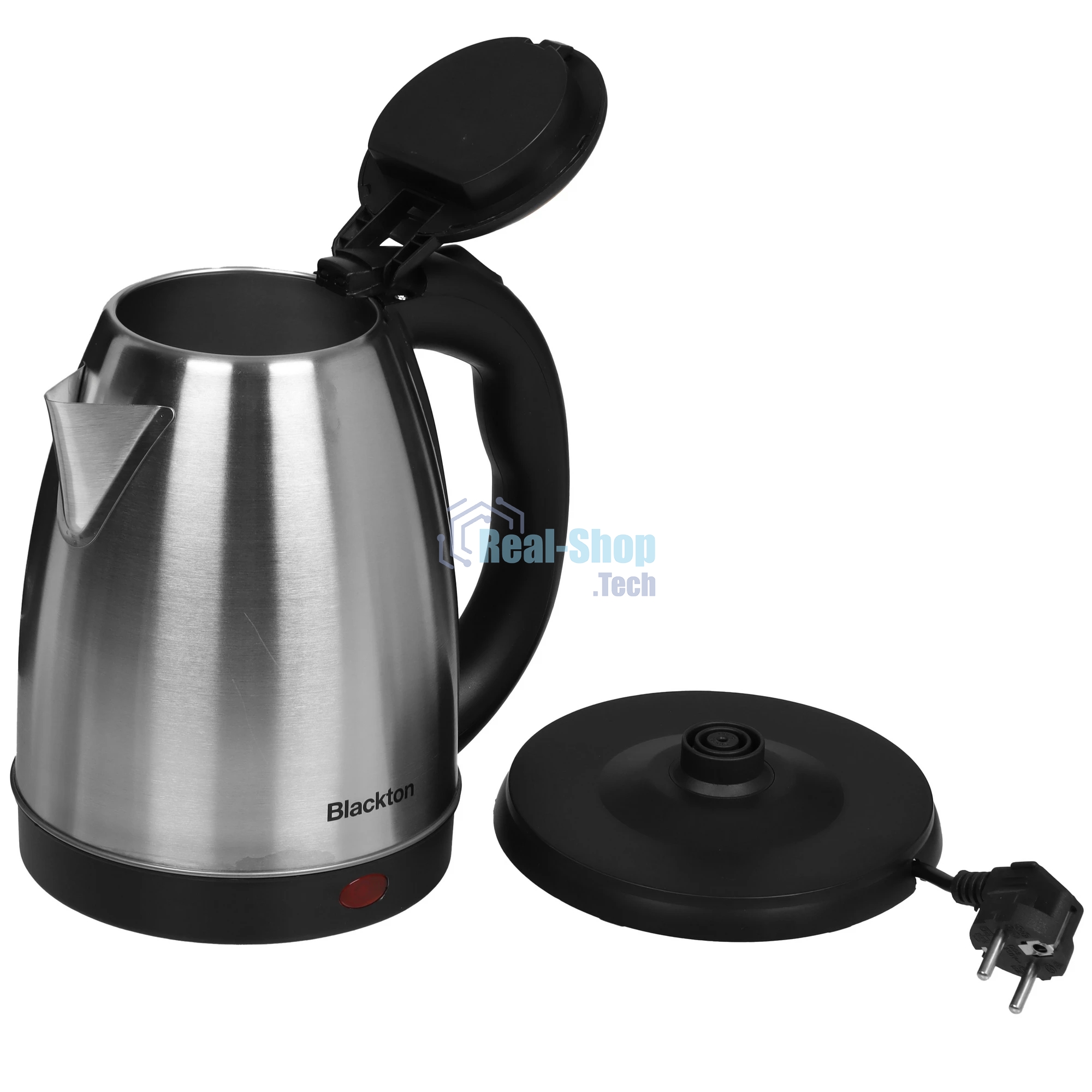 Электрочайник Blackton Bt KT1810S сталь/оранжевый, 1.8 л, 1500 Вт