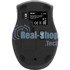 Мышь беспроводная Acer OMR031 черный/синий, 1600 dpi, радиоканал, USB, кнопки - 4