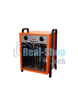 Тепловентилятор Тепломаш КЭВ-6С41Е, оранжевый/черный, 6000 Вт, 50 м2, термостат