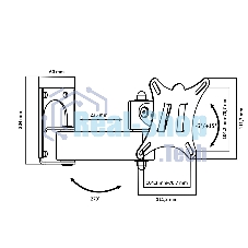 Кронштейн LE'STER LST-101.04 ТВ 10