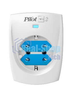 Сетевой фильтр ZIS PILOT BIT S, 1 розетка, 16А/3,5кВт, св.серый