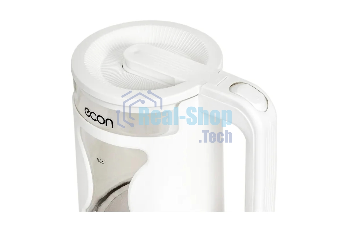 Чайник электрический ECON ECO-1505KE, мощность 1500 ватт, объем 1,5 литра, неоновая точечная подсветка