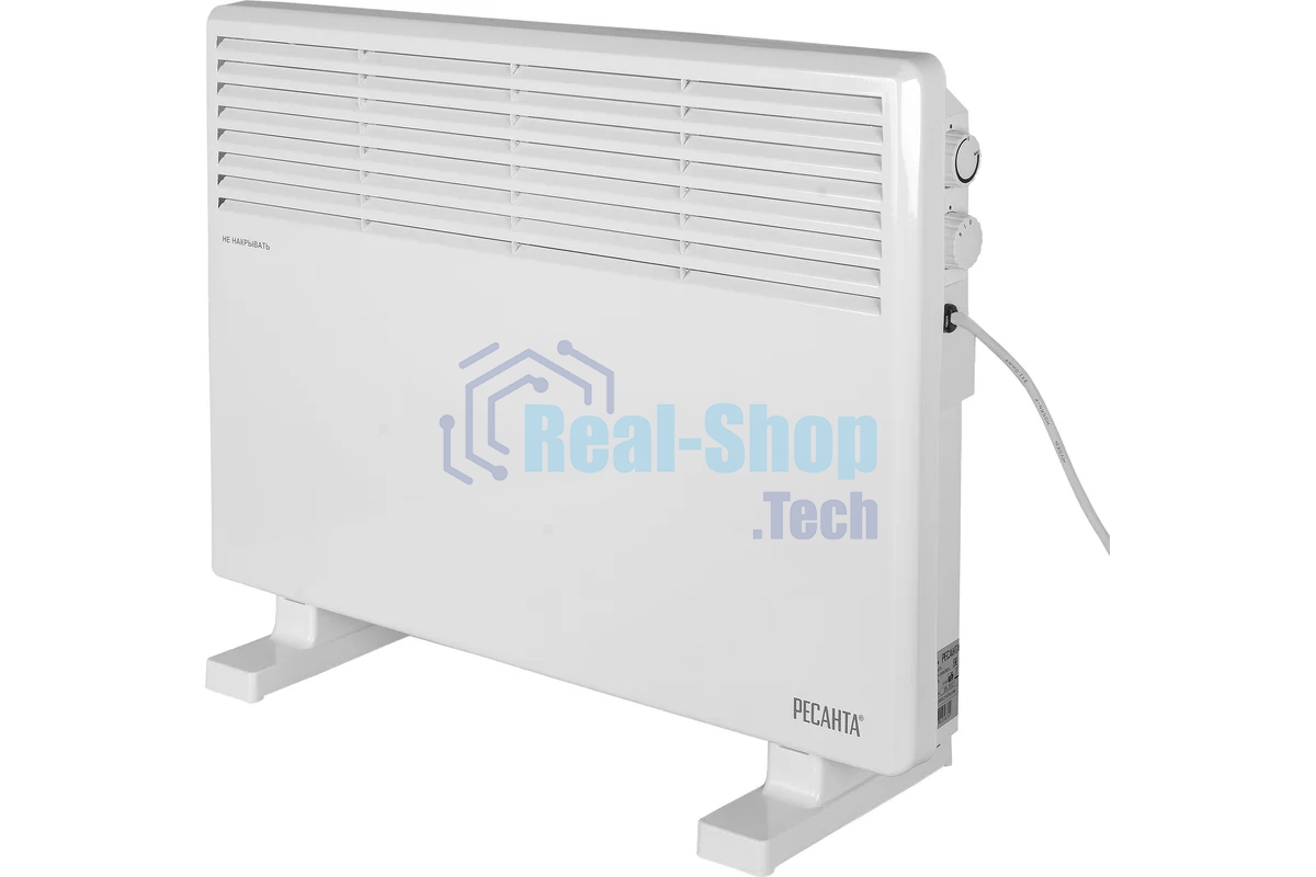 Конвектор Ресанта ОК-1500СН белый, 1500 Вт, 15 м2, термостат