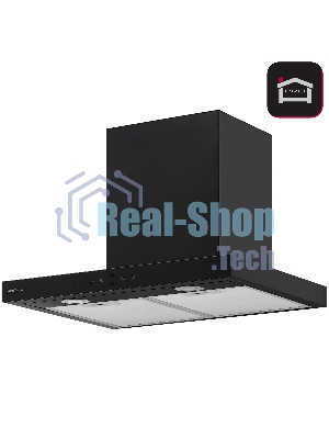 Вытяжка кухонная Krona ONYX 600 GLASS BLACK S