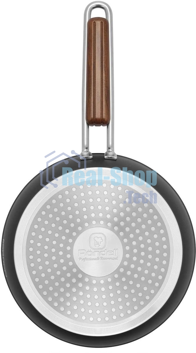 Сковорода Rondell Fjord RDA-1794, 24 см, без крышки, черный