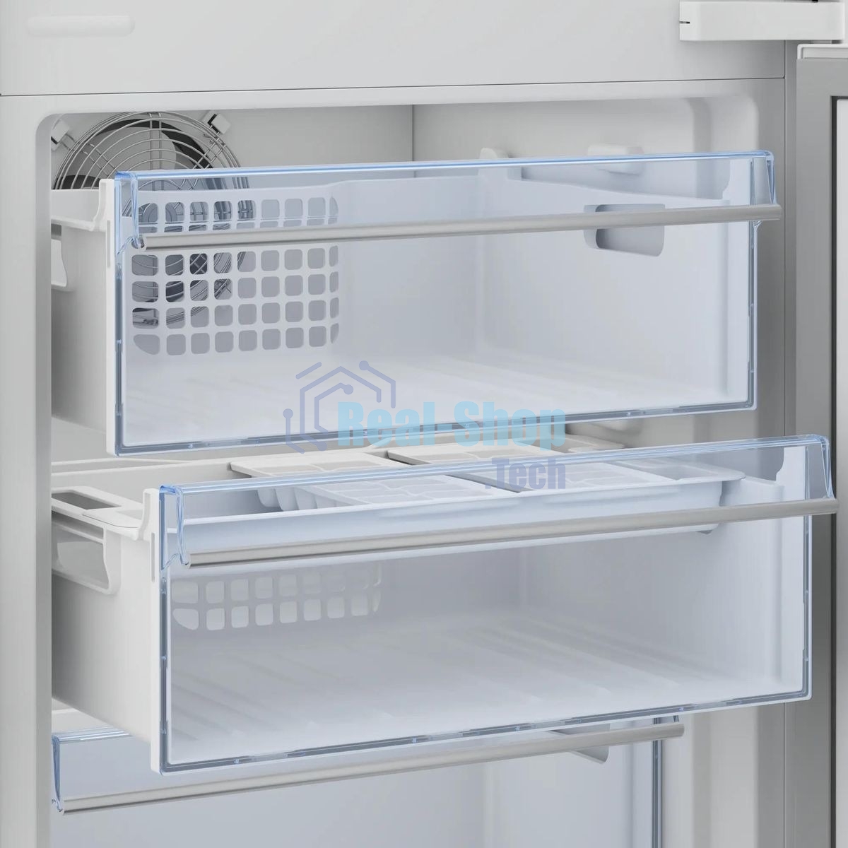 Встраиваемый холодильник Beko BCNA306E3S белый, 2 камеры, 215/69 л., морозилка снизу, No Frost