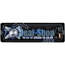 Автомагнитола Digma MCP-227B, 1 DIN, Bluetooth, USB Type-A, AUX, пульт ДУ